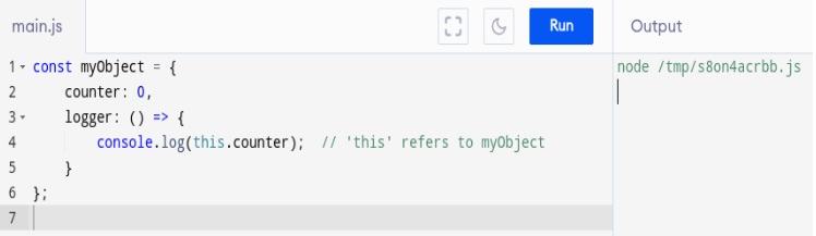 arrow function in javascript